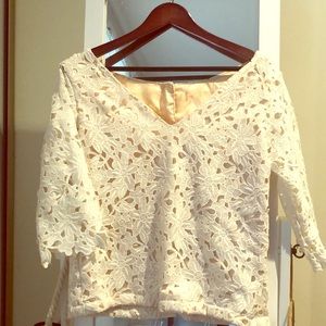 Embroidered wedding top